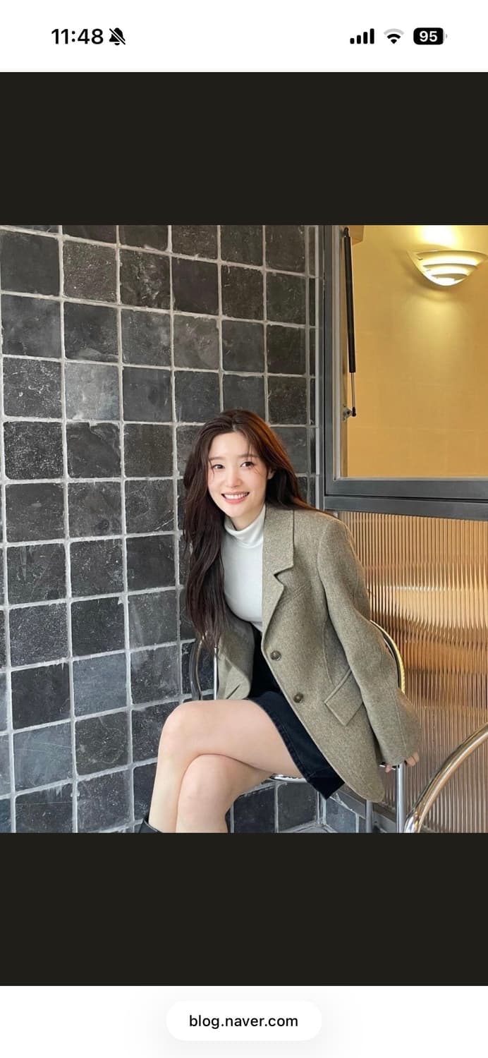 온앤온 벌룬 슬리브 울 자켓 상품이미지2