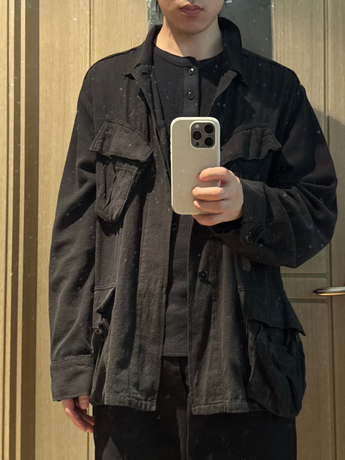 언유즈드 코튼 실크 퍼티그 자켓 상품이미지8