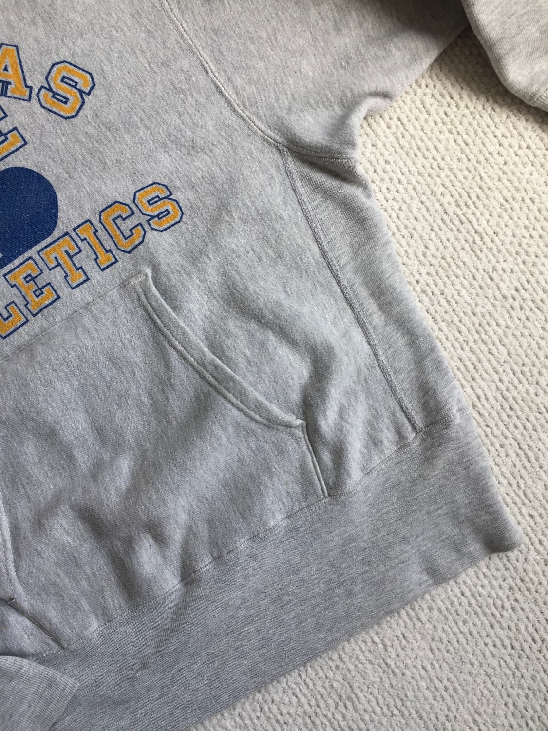70‘s usa champion reverse weave hoodie 상품이미지4