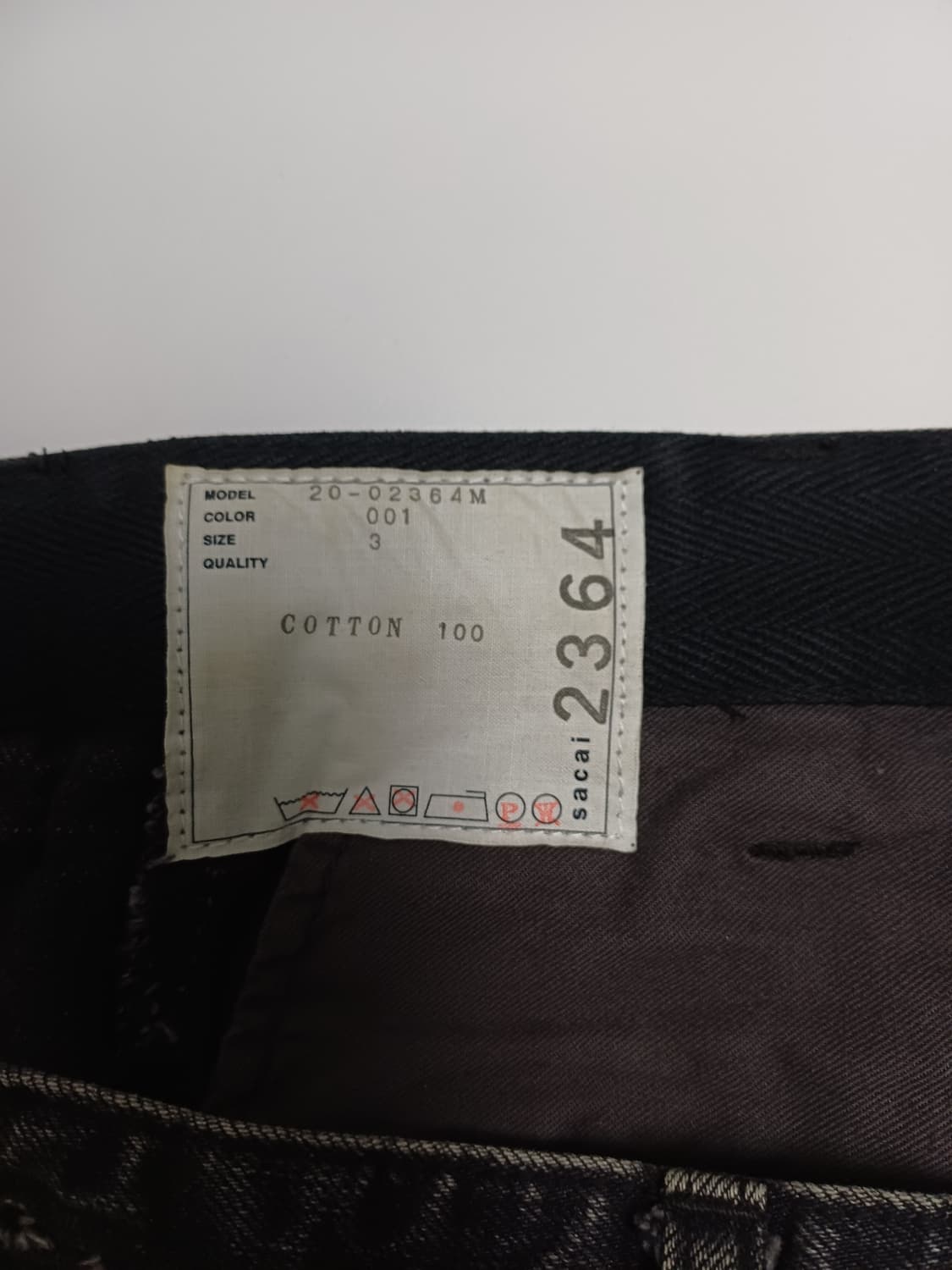 sacai 바이커 데님 [SIZE 3] 상품이미지3