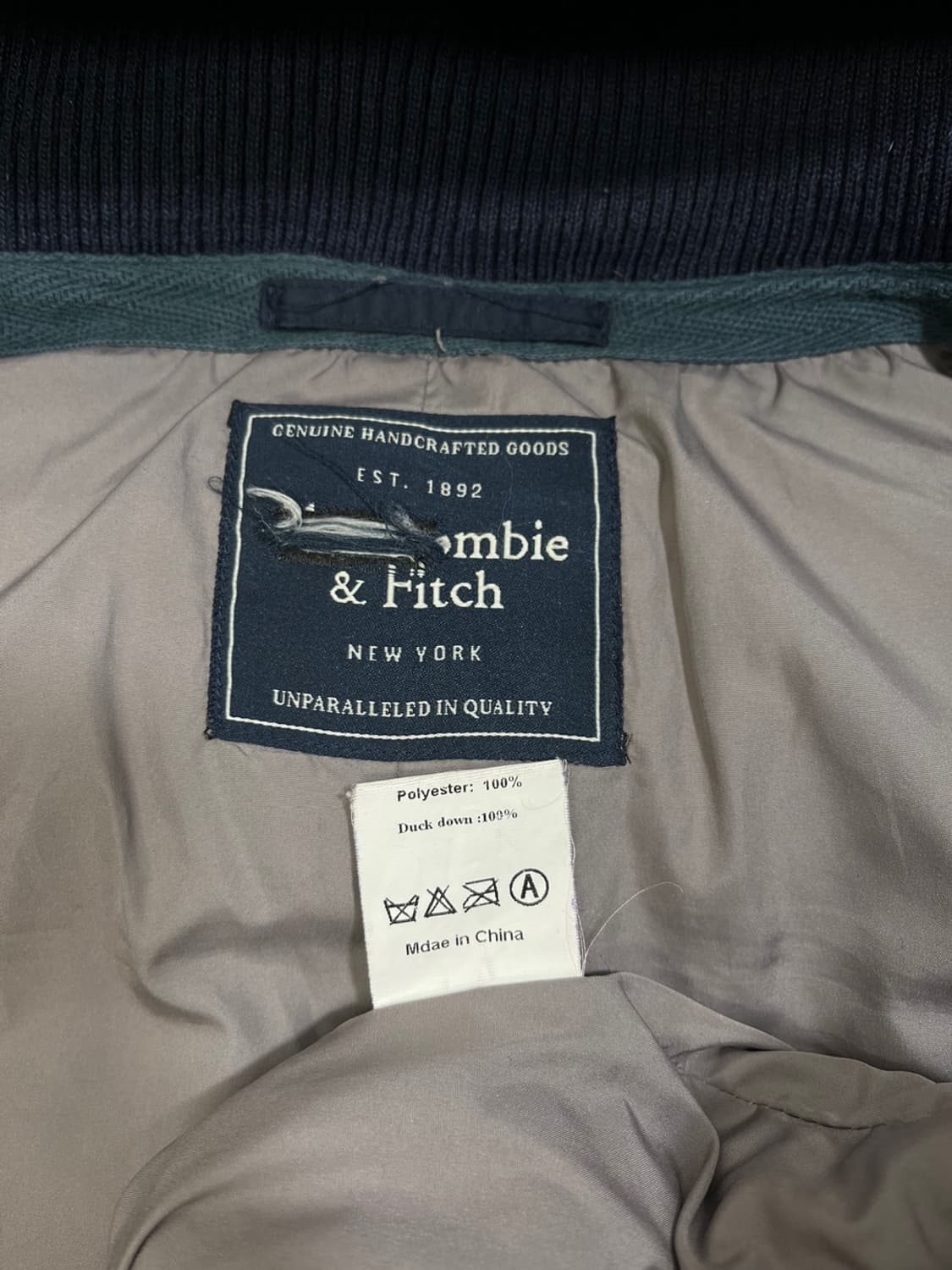 아베크롬비 덕다운 패딩 조끼/#2625 상품이미지7