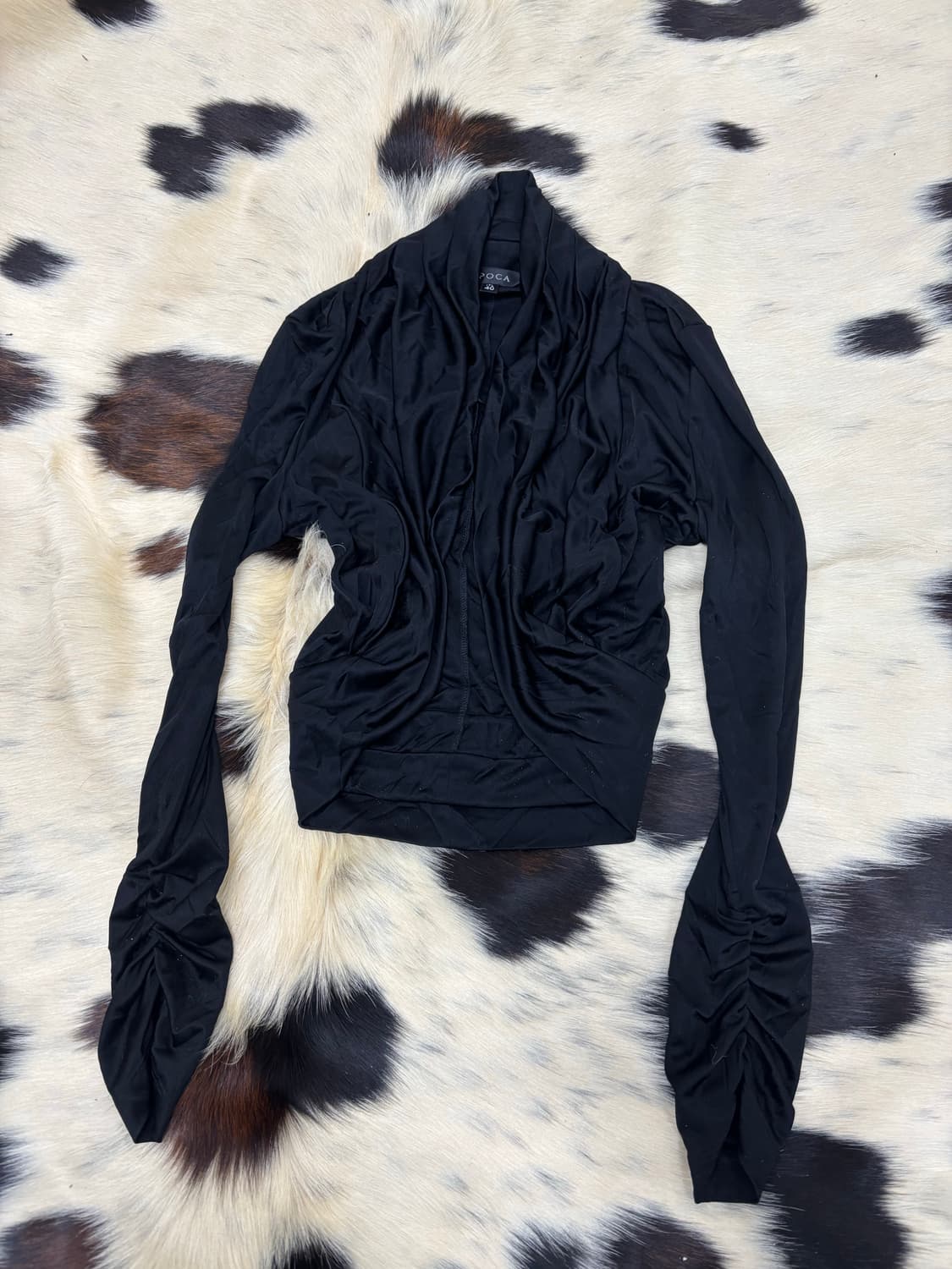 [Made in italy]aesthetic shirring Black  상품이미지4