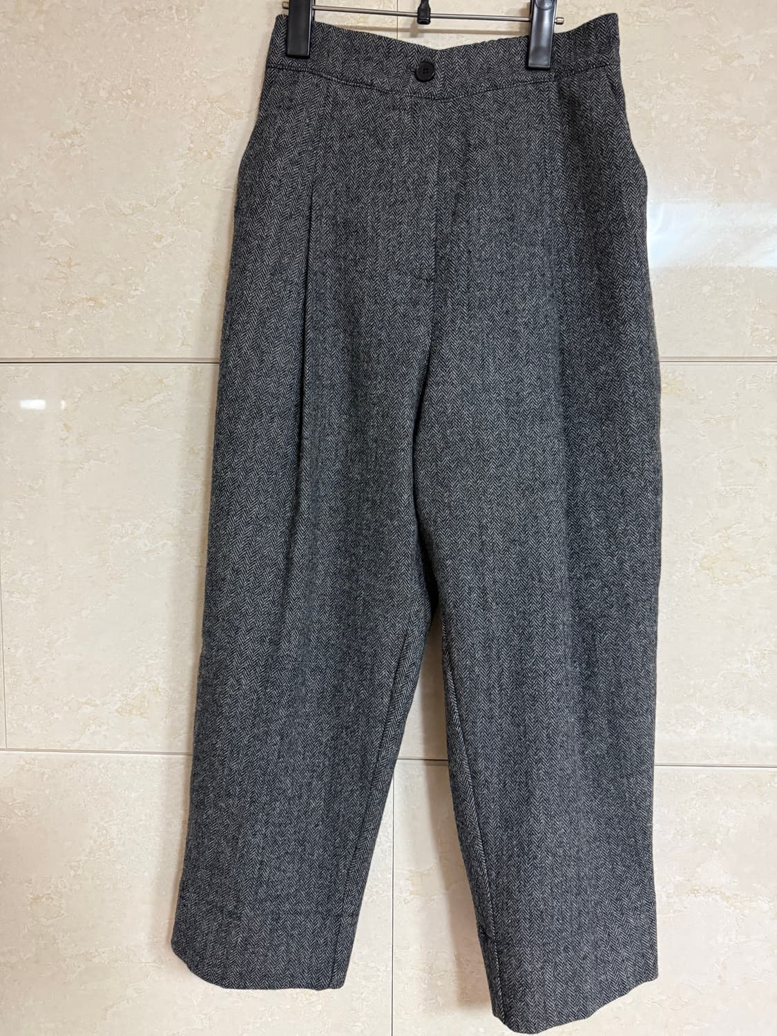 새상품) 울100 헤링본 모직 바지 상품이미지2