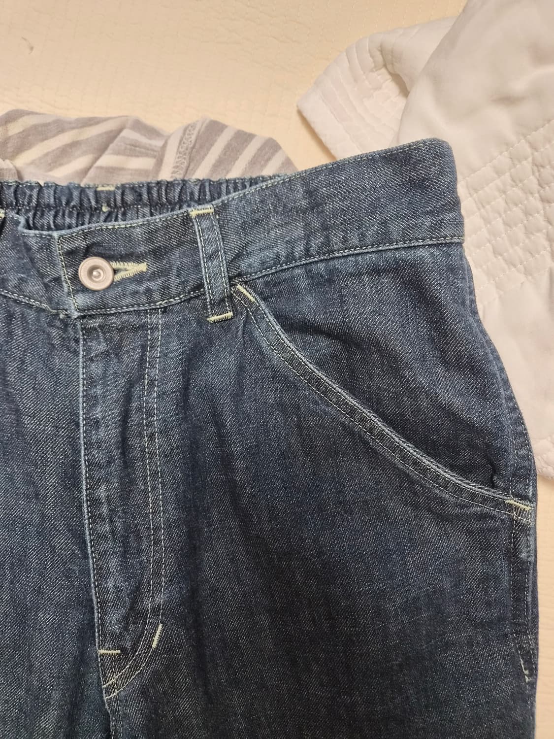Sage de cret 11oz c/l pegtop denim pants 상품이미지3
