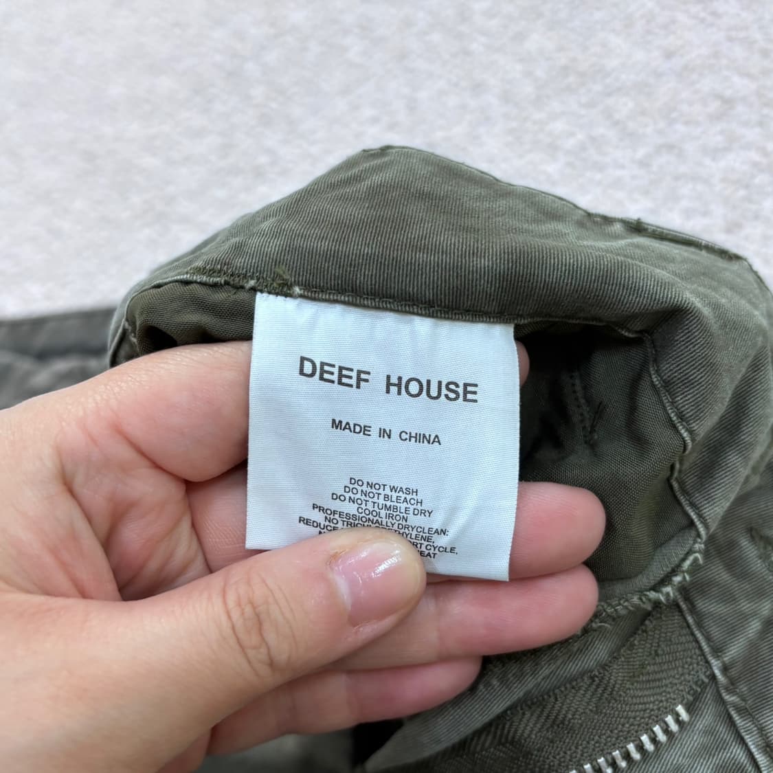 L DEEF HOUSE 남성 와이드 카고 팬츠 (수선필요) 0602E 상품이미지4