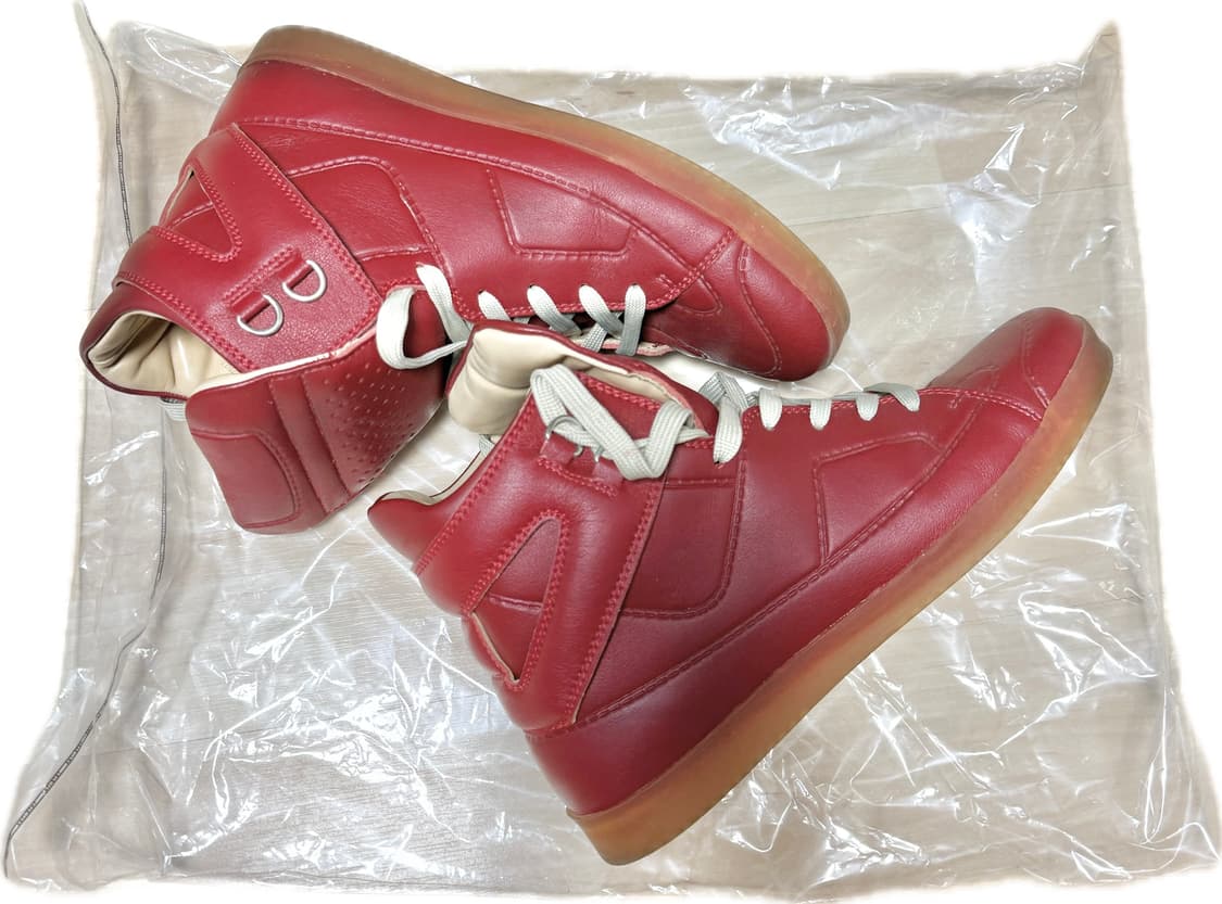 (270) 메종 마르지엘라 X H&M 하이탑 레드 상품이미지2