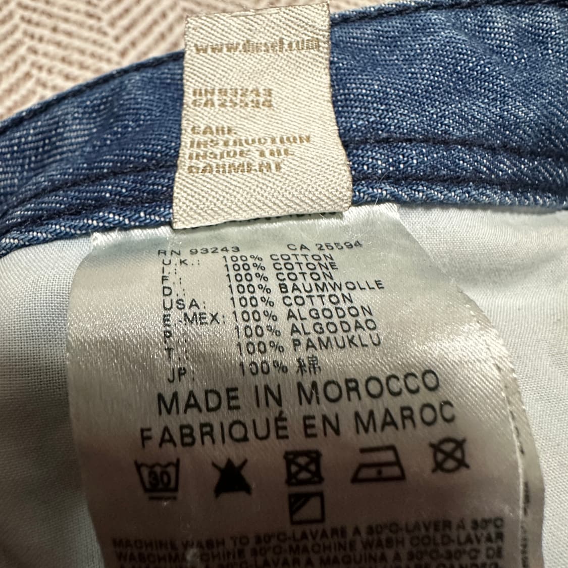 DIESEL vintage denim pants 상품이미지5