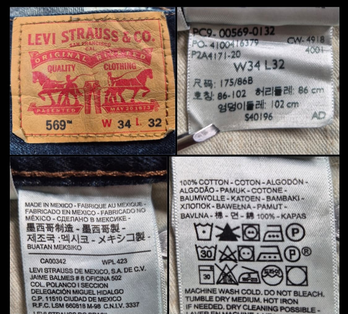 리바이스 569 34/32 ( p21 ) 상품이미지3
