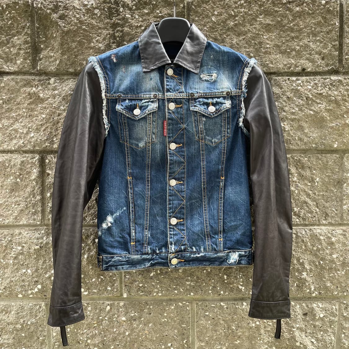 [44] DSQUARED2 2012 데님/레더 자켓 상품이미지5