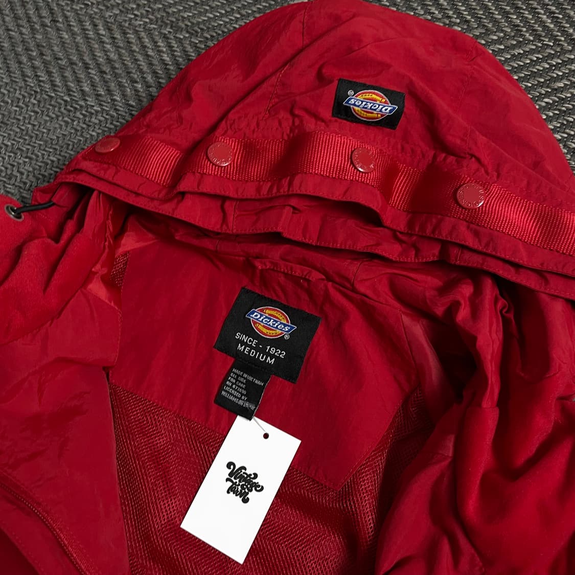 디키즈 USA 올드스쿨 나일론 테크웨어 자켓 레드o 4346 상품이미지5