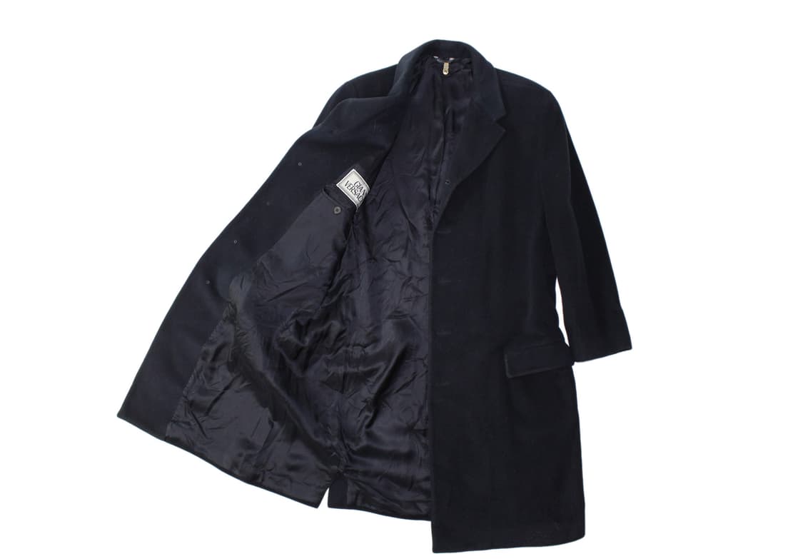 1990s 지아니 베르사체 테일러드 울 오버코트 상품이미지5