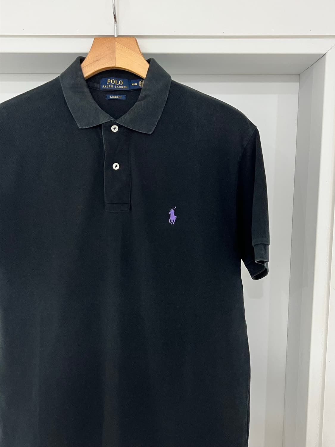 폴로 랄프로렌 블랙 카라티 상품이미지3