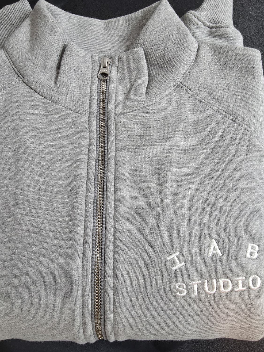 아이앱 스튜디오 투웨이 풀 집업 그레이 화이트 상품이미지8