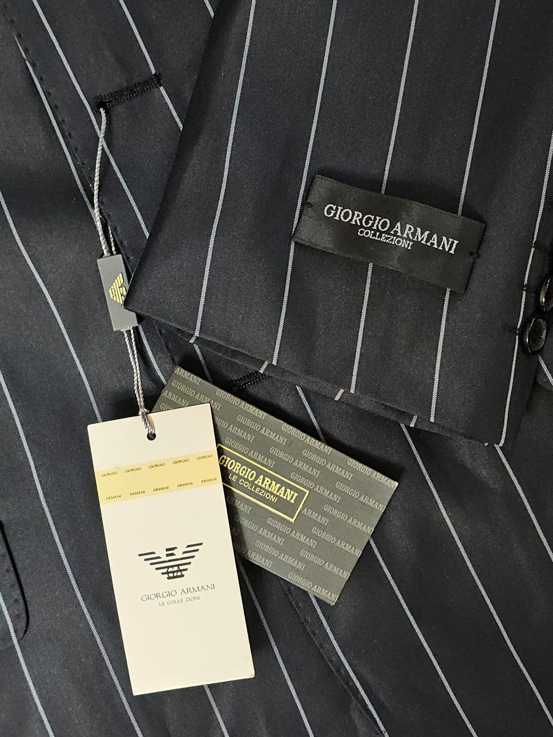 [신품] Giorgio Armani Pinstripe Jacket 상품이미지4