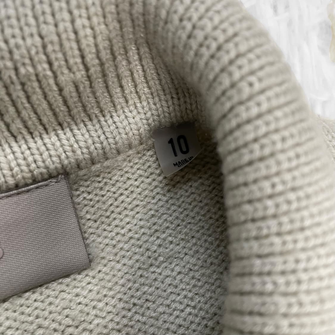 에센셜 피어오브갓 빅 E 폴로 니트 상품이미지6