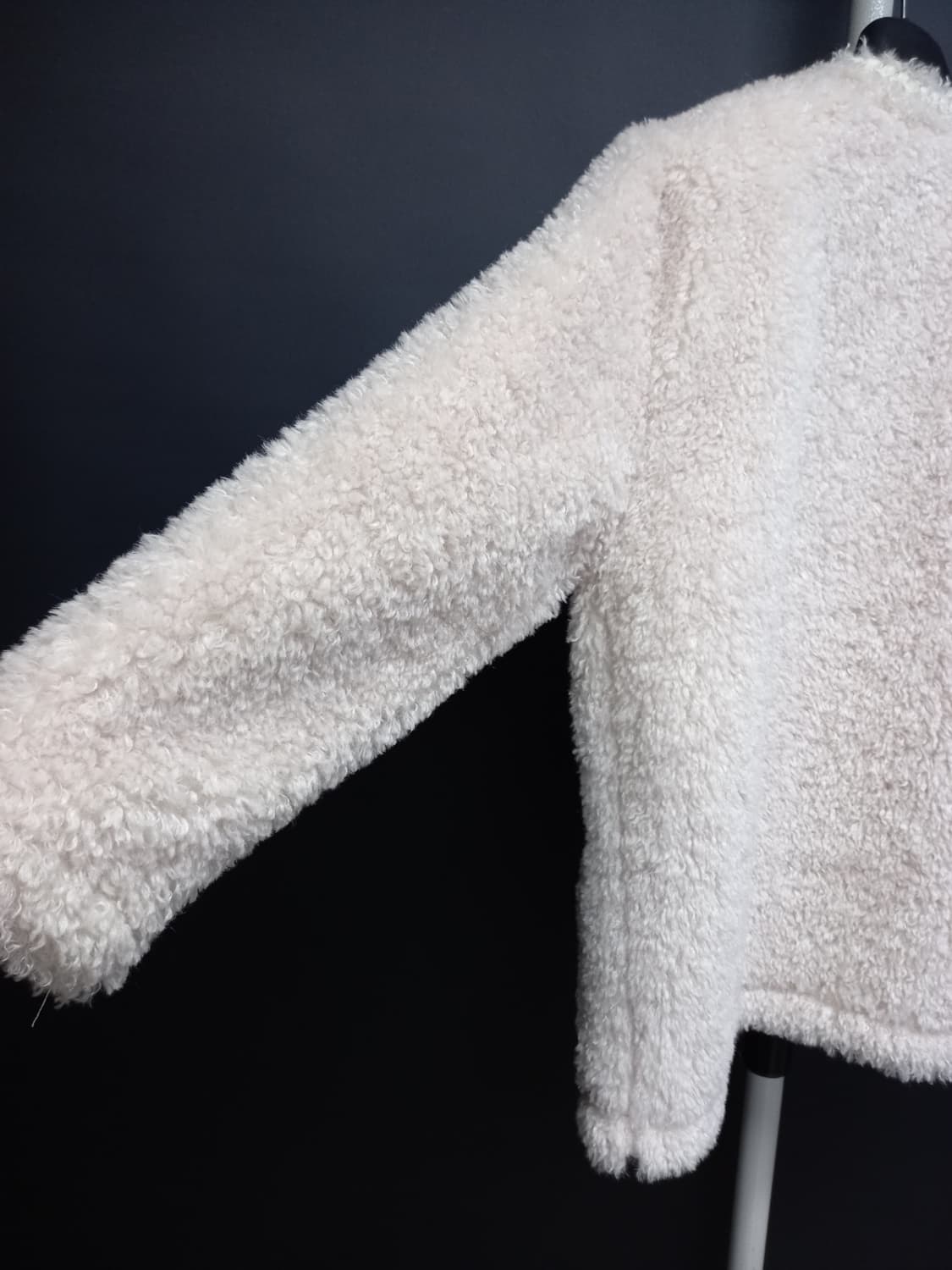 새 DEAR 디어 부클비숑 무스탕 자켓코트 F 33-66 상품이미지5