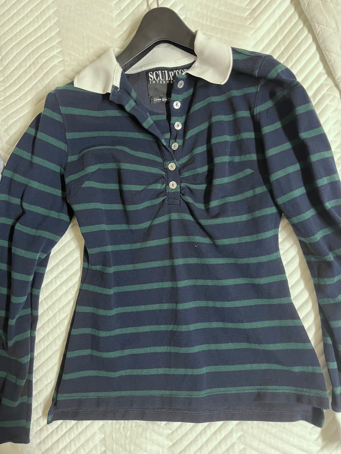 스컬프터 피케/카라티셔츠 체크셔츠 xs  상품이미지2