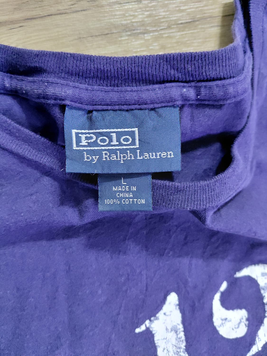 90s 폴로 랄프로렌 쉴드 프린팅 반팔 상품이미지3