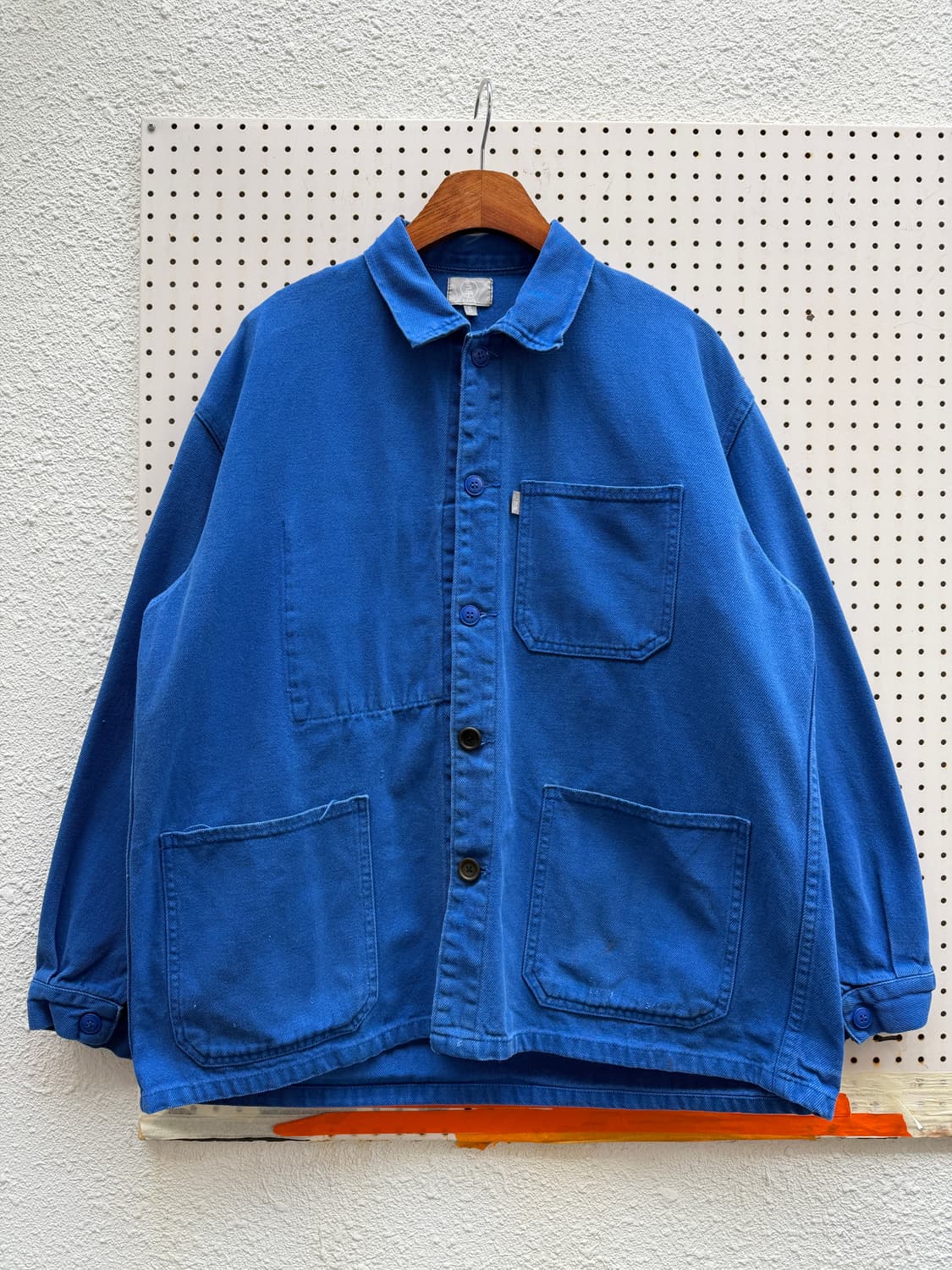 WASHED OLD VINTAGE LMA FRENCH 프렌치워크자켓 상품이미지1