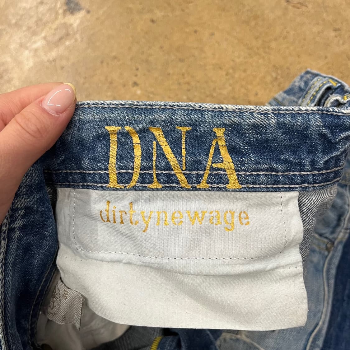 [정품/30] 디젤 데미지 워싱 청바지 b15 상품이미지5