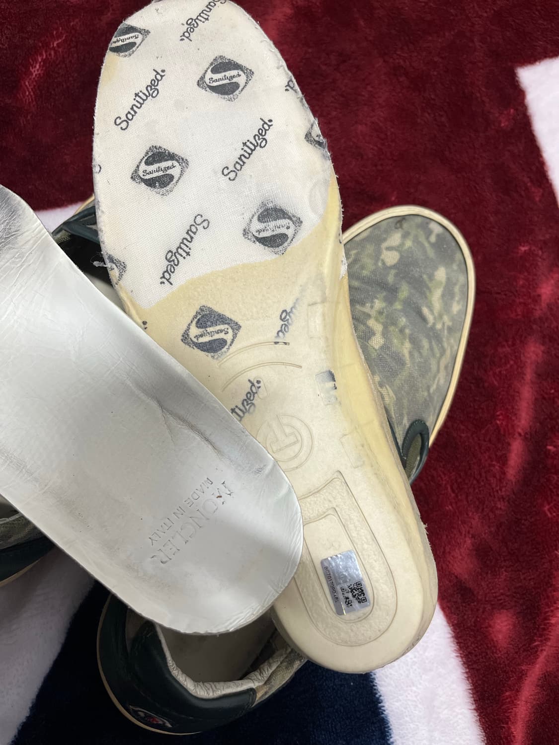 Moncler 카모 패턴 슬립온 41(265mm) 정품 상품이미지7