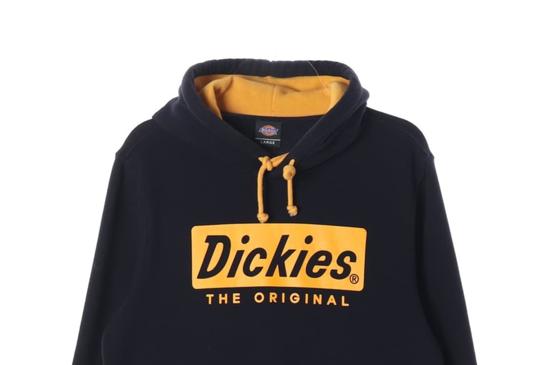 디키즈 빅로고 배색 네이비 후드티 L 상품이미지3