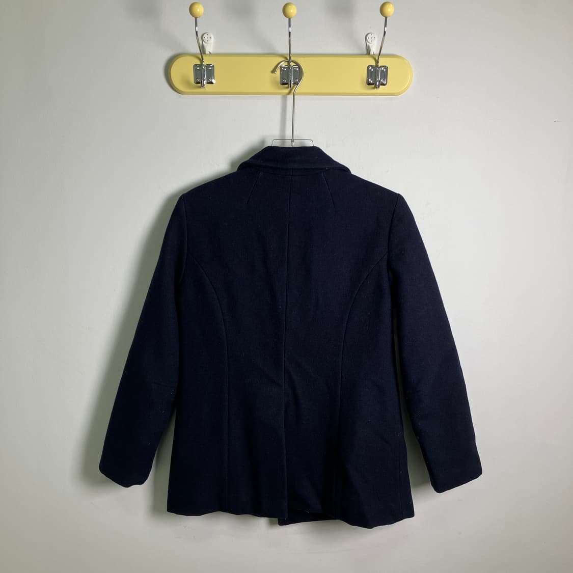 블루 블루 재팬 네이비 더블 버튼 울 피코트  상품이미지2