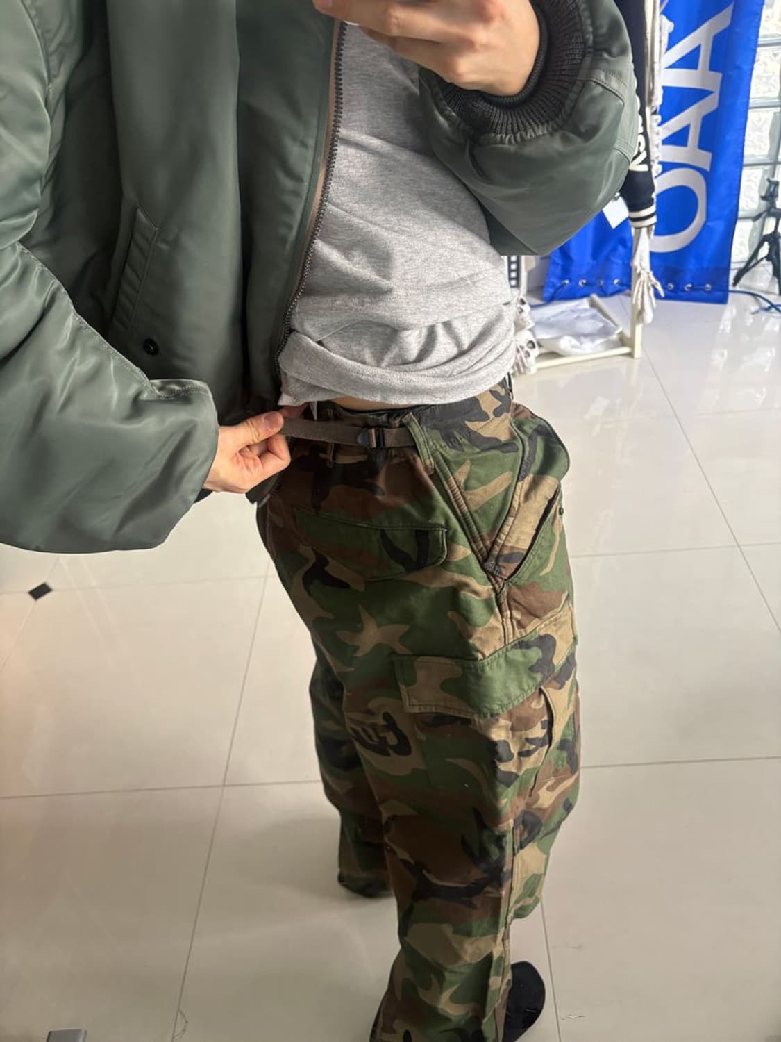 CAMO CARGO PANTS 위장 무늬 카고 팬츠 상품이미지3