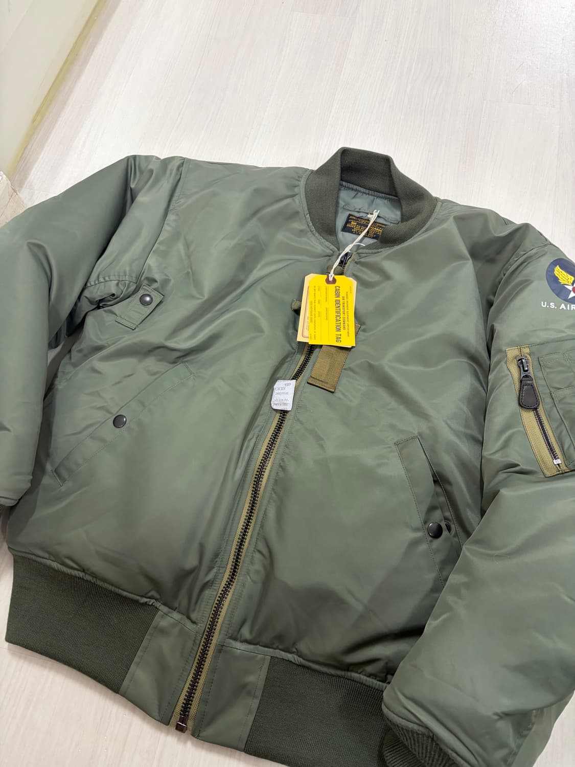 [XXL]브론슨 ma-1 중국판 새상품 판매합니다. 상품이미지2