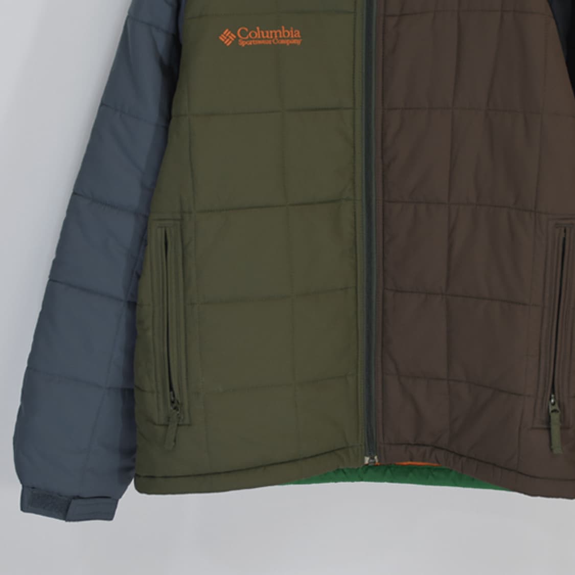 Columbia 컬러블록후드패딩점퍼 상품이미지4