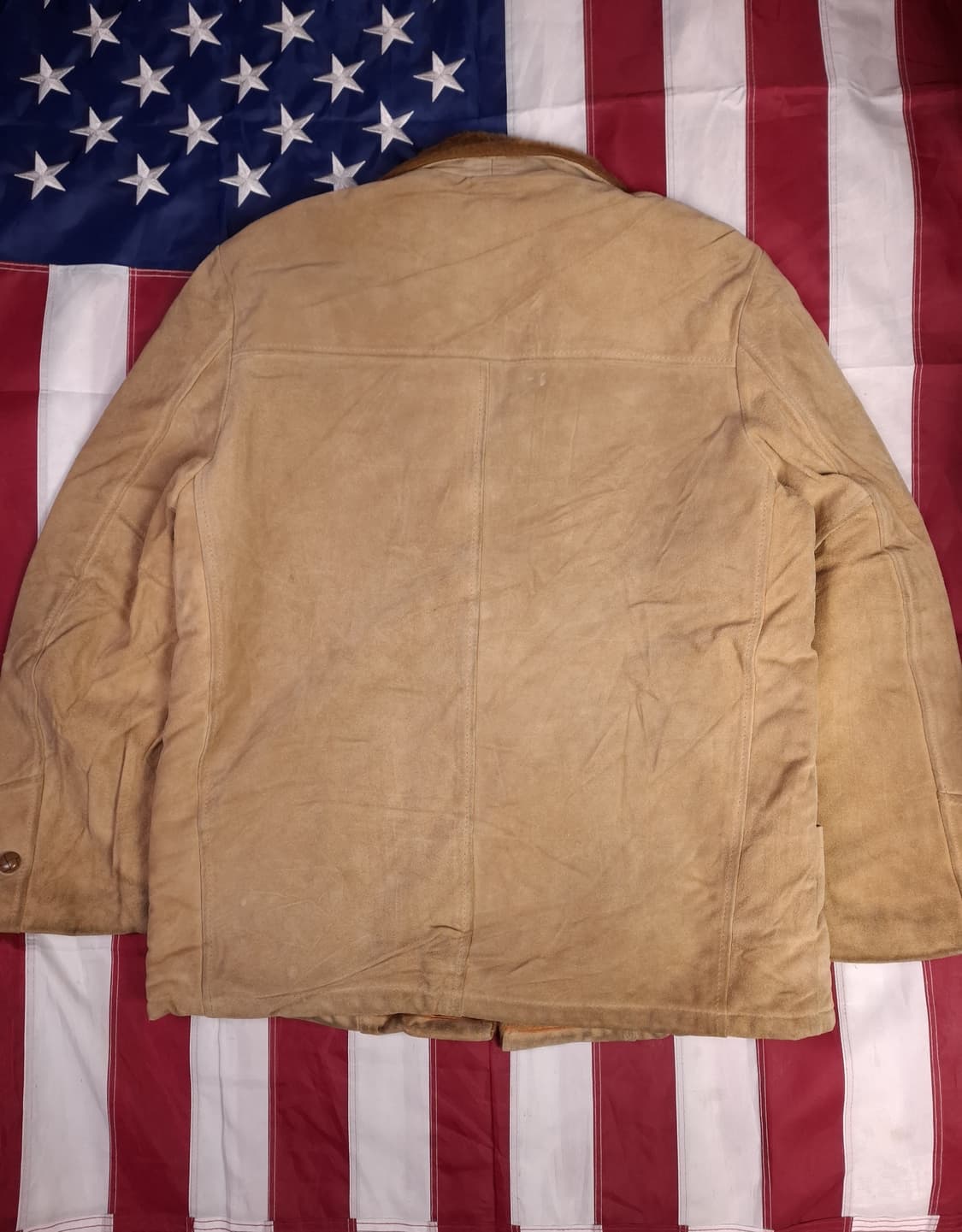 오리지날 80's 시어스 리얼스웨이드 코트 상품이미지6