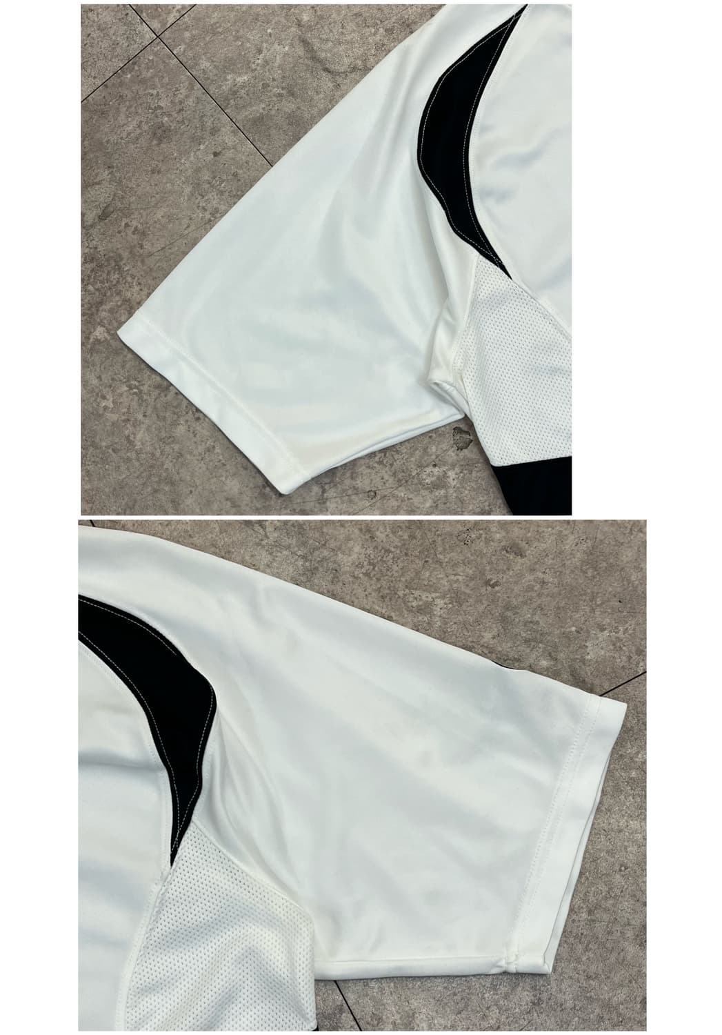 나이키 풋볼 DRI-FIT 배색 기능성 반팔티 화이트 M #csz3218 상품이미지6