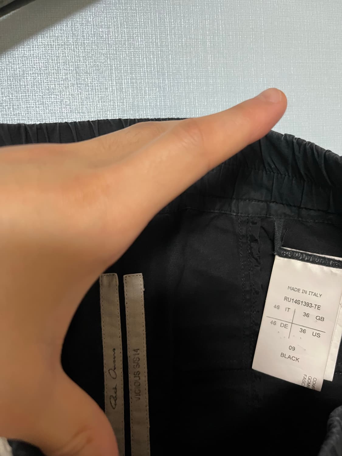 릭오웬스 메인라인 멤피스 팟 숏츠 te 상품이미지3