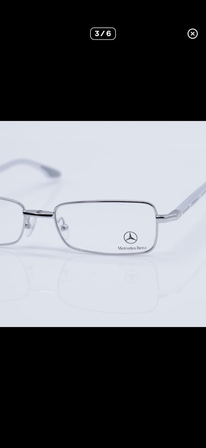 벤츠 실버 프레임 안경 상품이미지3