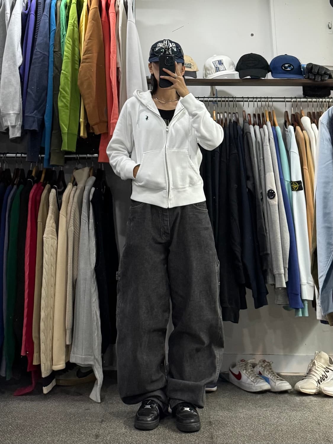 폴로 랄프로렌 후드집업 화이트 상품이미지7