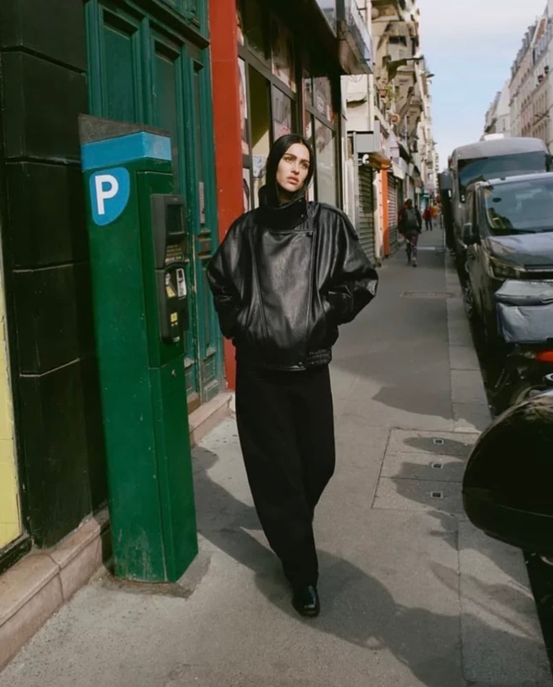 자라 페이크 레더 xs 상품이미지2