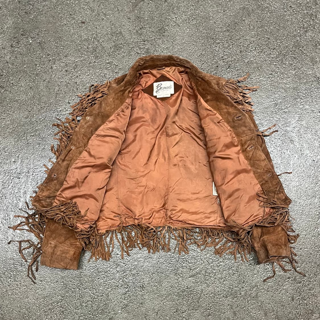 80s 빈티지 웨스턴 프린지 자켓 (100-105) 상품이미지3