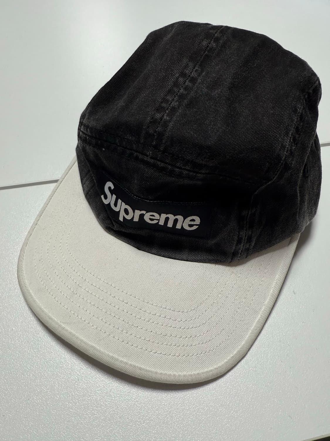 슈프림 피그먼트 투톤 캠프캡 블랙 - 24SS 상품이미지2