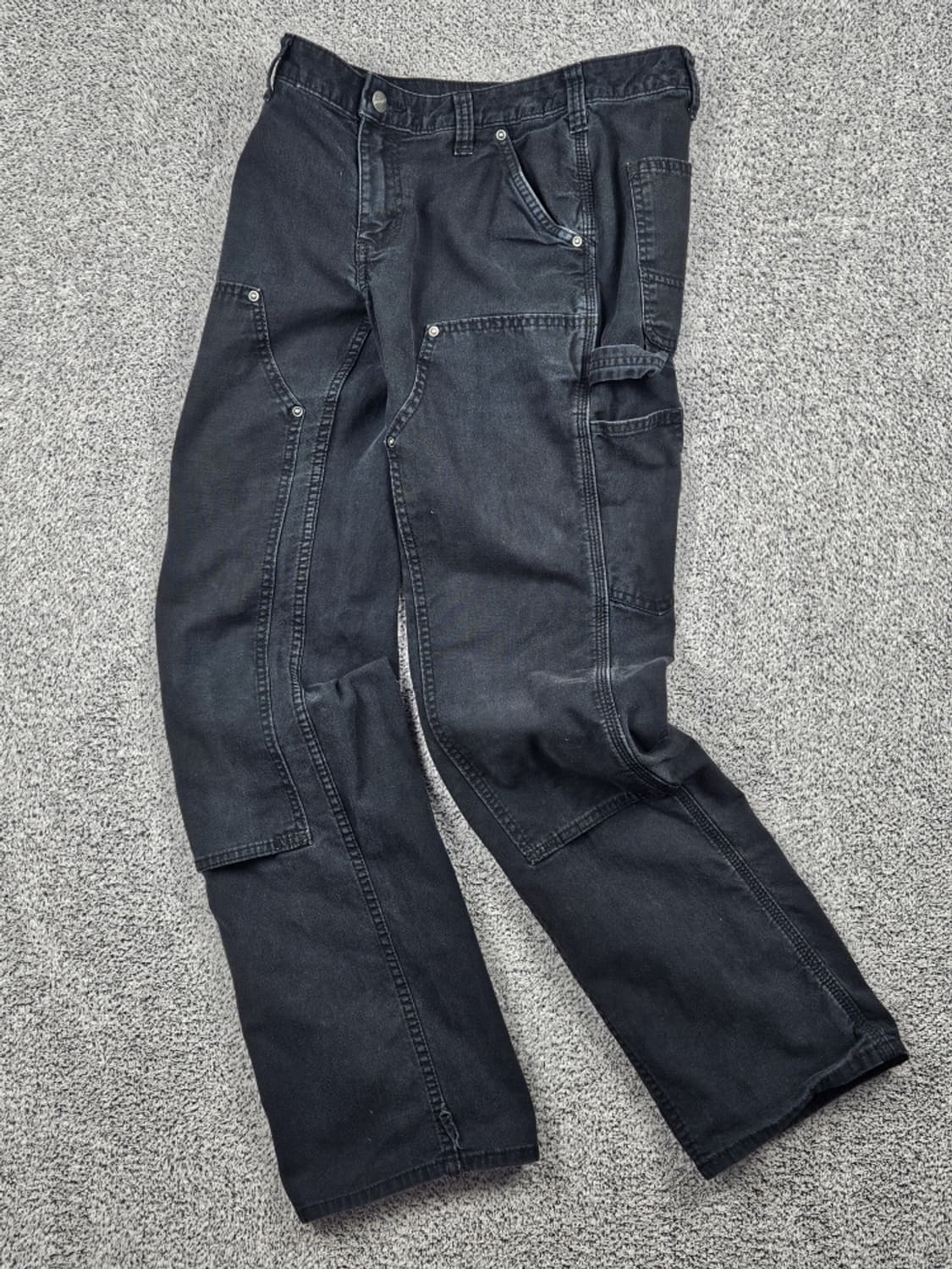 칼하트 캔버스 카펜터 더블니 워크 팬츠( 26X30추정 )/ 10225B 상품이미지2