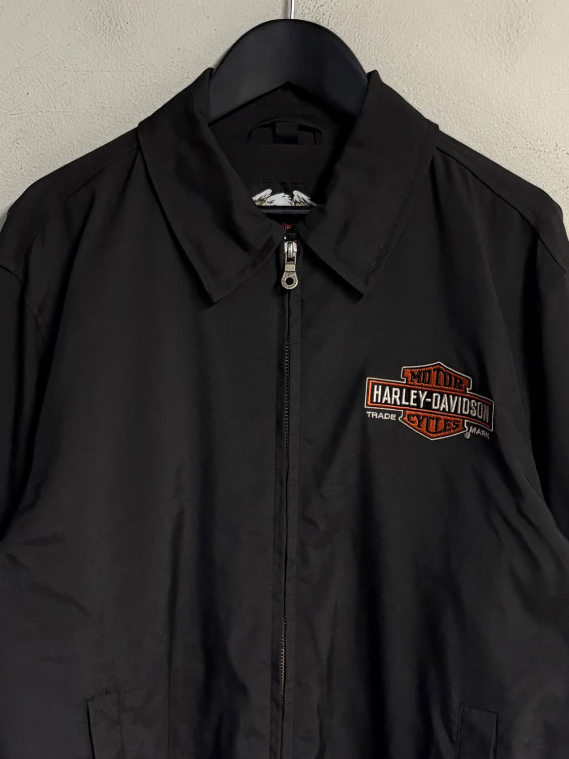HARLEY DAVIDSION nylon coach jacket blac 상품이미지7