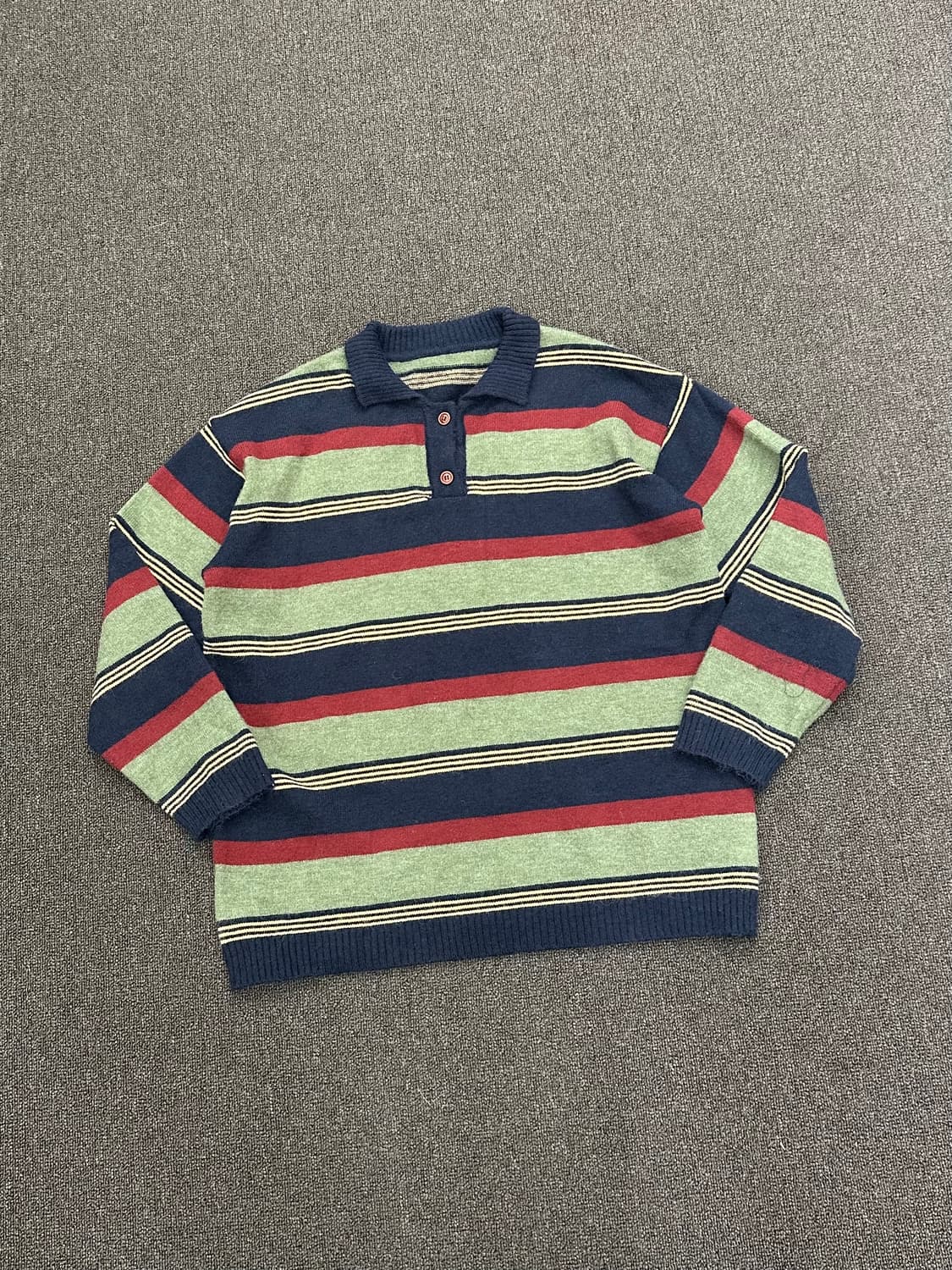 S)Japanese vintage 스트라이프 니트 스웨터 상품이미지2