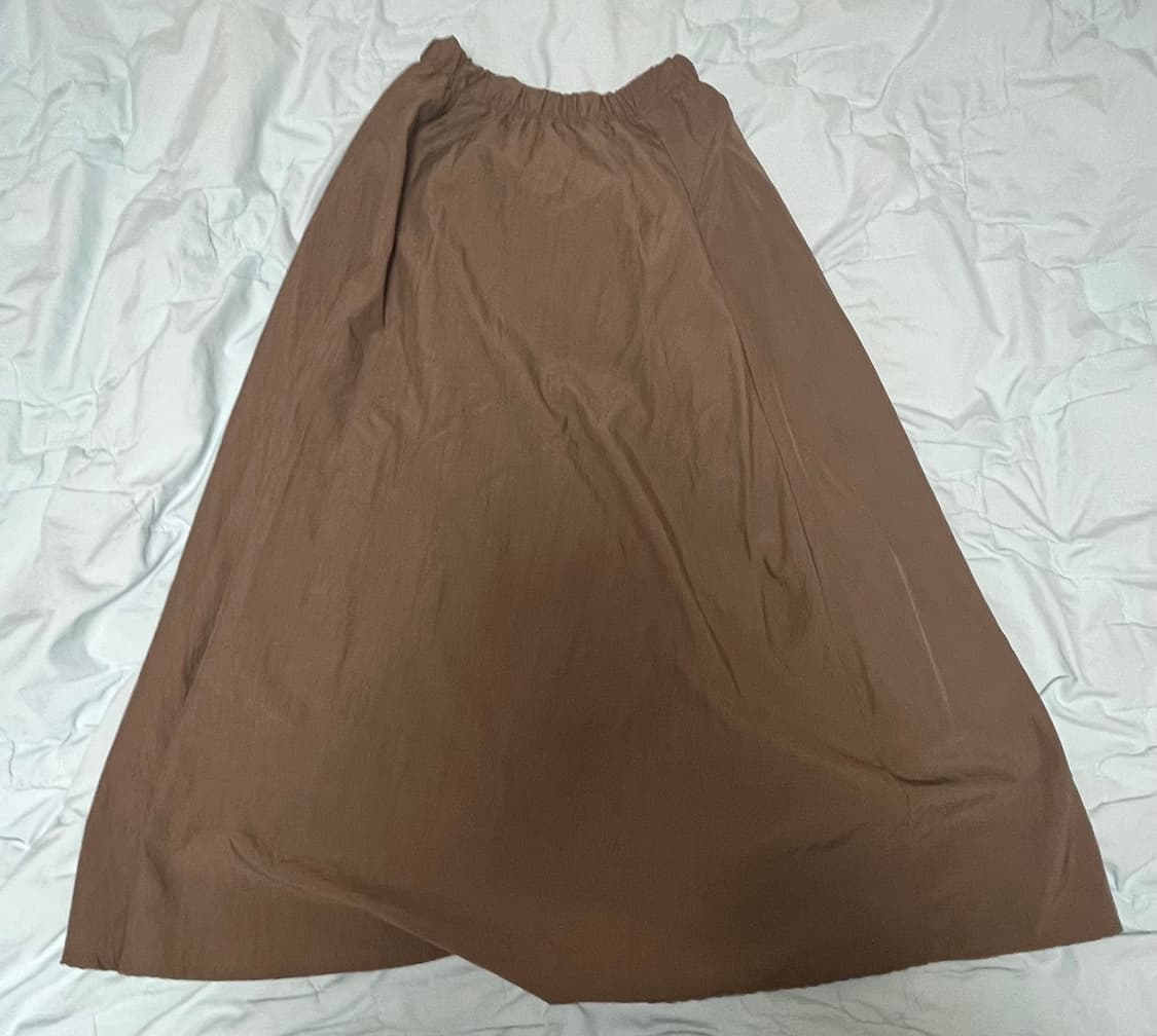 브라운 롱스커트(F) 상품이미지1