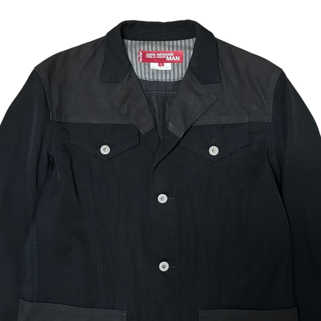 [S]준야와타나베 맨 x 리바이스 15AW 믹스 원단 타입3 변형 재킷  상품이미지2