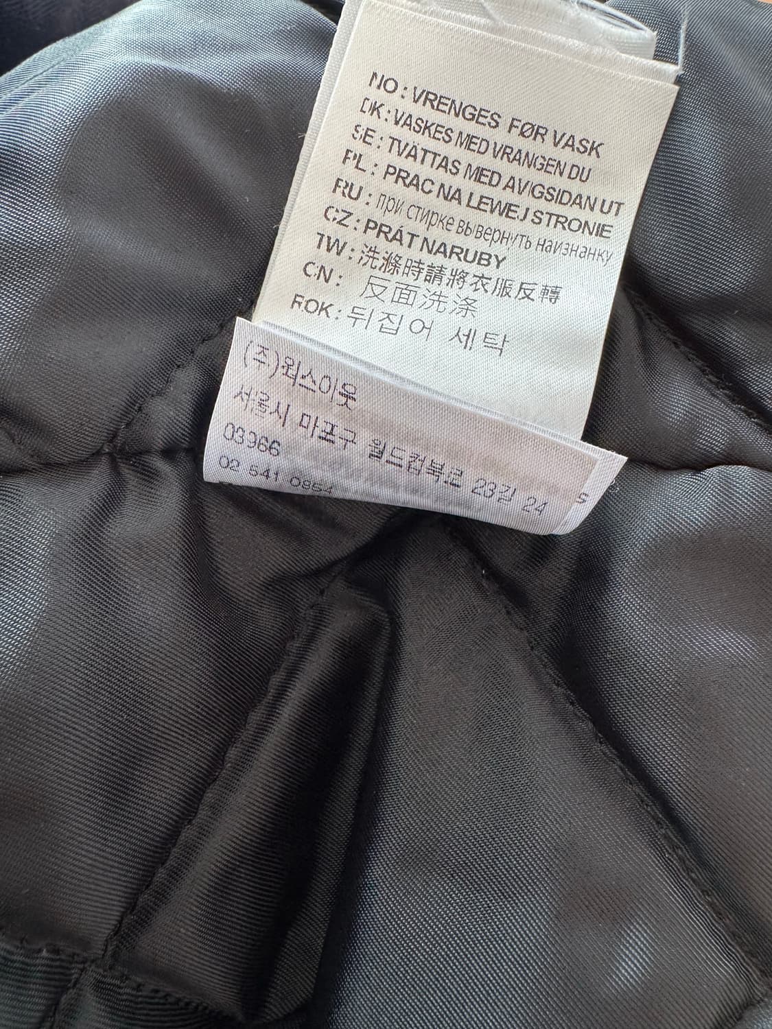 칼하트 코듀로이 미시건 코트 네이비 L 상품이미지5