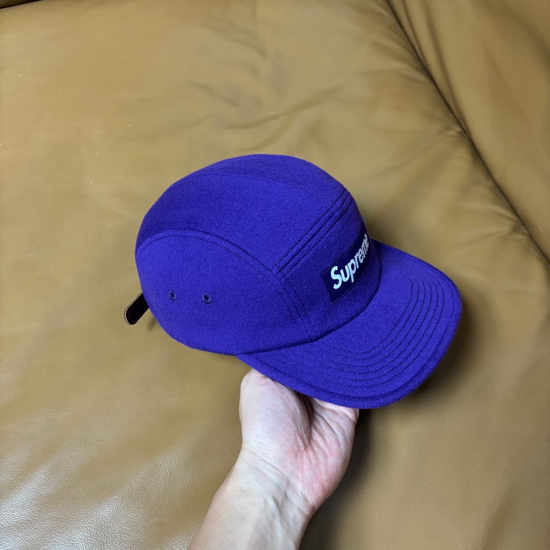 Supreme 슈프림 퍼플 캠프캡 모자 (Purple) 상품이미지3