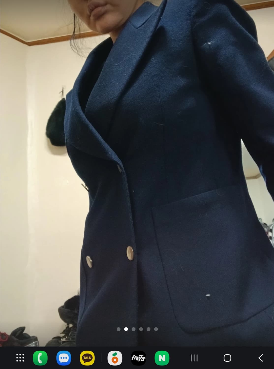 제네럴 아이디어 네이비 더블 자켓 상품이미지6