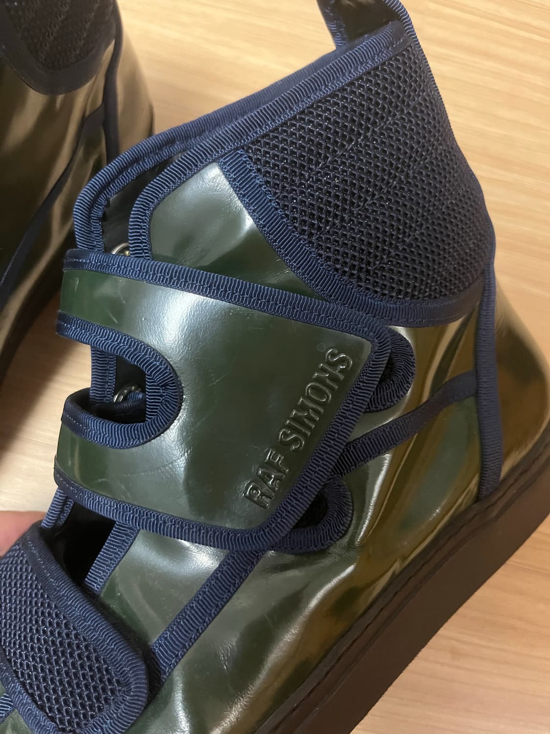 라프시몬스 벨크로 하이탑 딥그린 43 상품이미지3