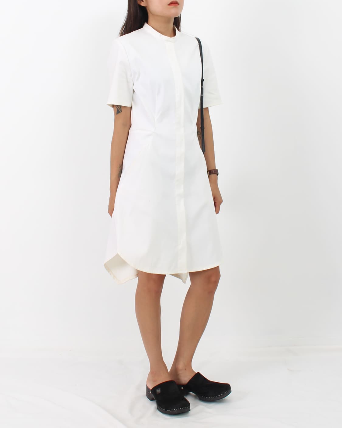 3.1 필립림 PhilipLim 화이트 코튼 셔츠 언발란스 원피스 상품이미지10