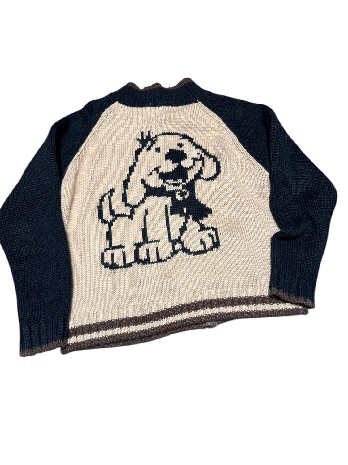 Teket Blessing Knit Cardigan - Brown 상품이미지2