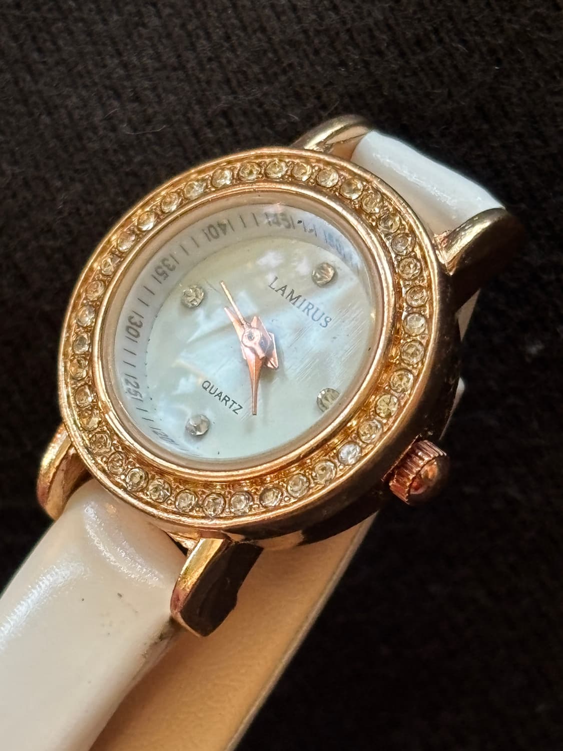 vintage lamirus quartz leather watch  상품이미지9